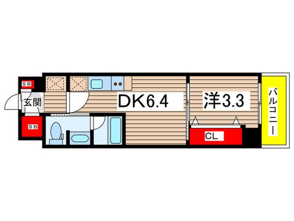 アーバネックス深川住吉の物件間取画像